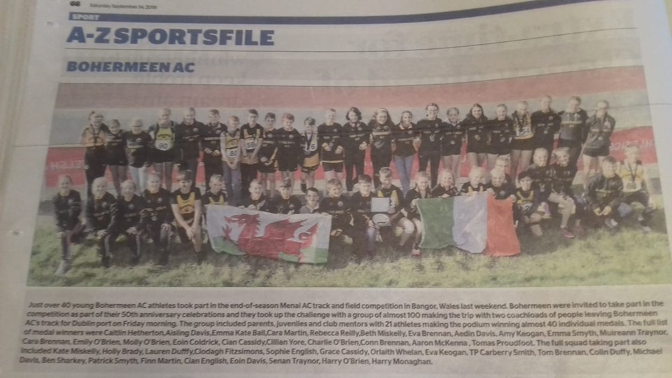 Meath Chronicle Bohermeen AC